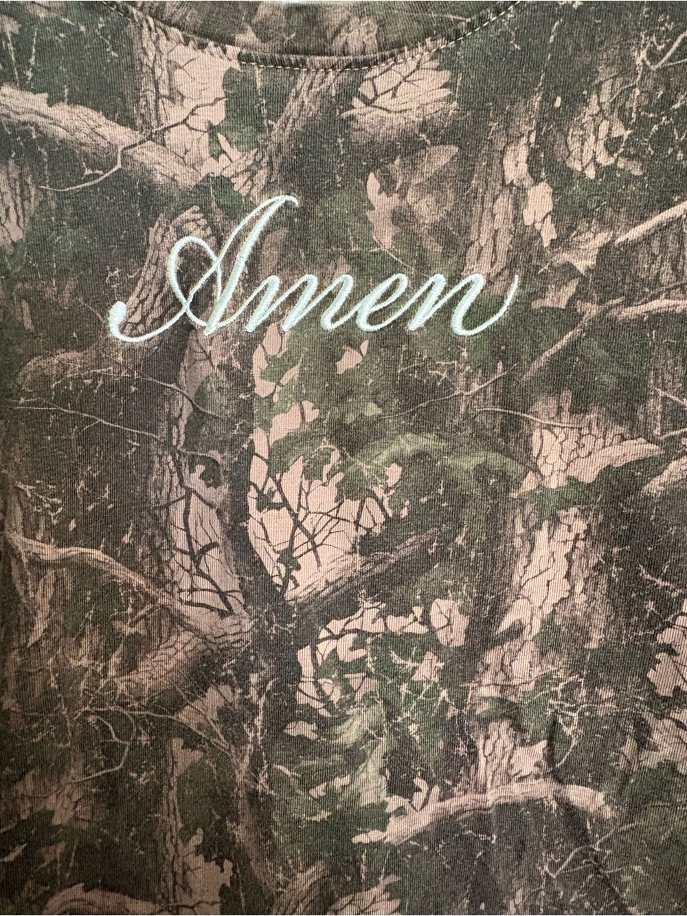 Lucky Brand Brown Camo 'Amen' Short Sleeve Tee - Picture 2 of 4